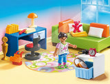 Domeček pro panenky 70985 Skládací domeček pro panenky s rukojetí, hračka pro věk 4+ a domeček pro panenky 70209 Pokoj pro dospívající s figurkou dívky a doplňky, 4+