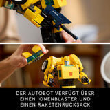 LEGO Icons Transformers Čmelák, Dospělý sběratelský robot akční figurka, Filmová stavebnice pro fanoušky sci-fi, Lze přeměnit na auto, Dobrodružná hračka 10338 Stavebnice Besuche den LEGO-Store