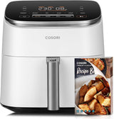 Horkovzdušná fritéza Cosori Turboblaze Airfryer, 9 v 1, 6 litrů, tiché spotřebiče Naty Shop White Turboblaze