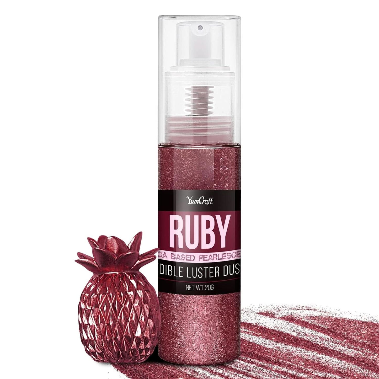 Jedlé třpytky ve spreji, 20 gramů Naty Shop Rubin