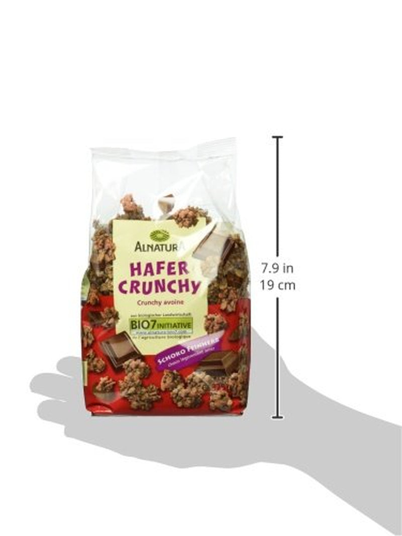Křupavé ovesné koláčky s bio čokoládou, 375g