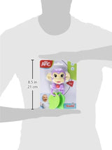 Simba 104010192 - ABC opičí hudební chrastítko, 2 smyslové prvky, s hudební funkcí, 17cm, hračka pro děti, od 6 měsíců Baby Toys Naty Shop