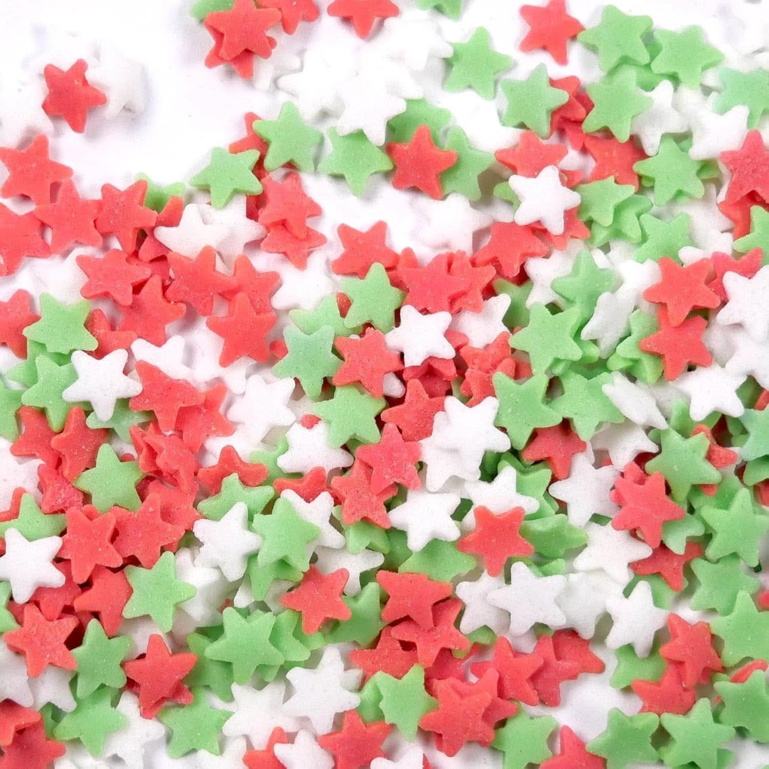 Sprinkle Hero, vánoční hvězdy, 40 gramů Sprinkles Naty Shop