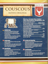 Kuskus – Lehký a nadýchaný kuskus s lehkou oříškovou příchutí – Typická severoafrická specialita – 1 x 500g