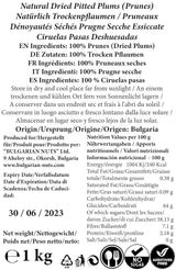 1 kg Přírodně sušené švestky, bez pecek, bez přísad, bez cukru, bez sladidel, nic umělého, z bulharských ovocných zahrad Dehydrované produkty Naty Shop