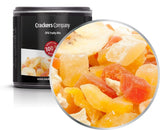 1 x 3 kg Směs exotického ovoce Kandované ovoce kousky Papája Mango Vodní meloun Ananas Kokos Jablko Banán Nízkotučný Nízký obsah soli Vegetariánské Bezlepkové Dehydrované produkty Bez laktózy Můj obchod 4 X 80 G v malé membránové krabičce (320 G)
