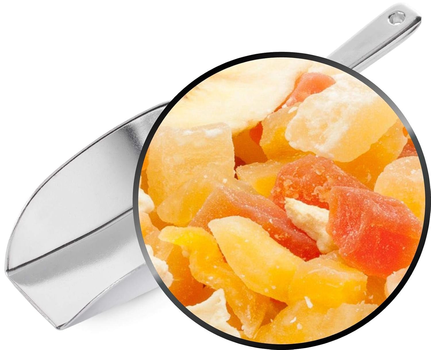 1 x 3 kg směs exotického ovoce kousky kandovaného ovoce papája mango vodní meloun ananas kokos jablko banán nízkotučný nízký obsah soli vegetarián bez lepku bez laktózy Dehydrované produkty Můj obchod