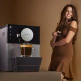 Kompaktní espresso Cecotec Cremmaet Cube, 1350 W, lisovací systém 10 g, předinfuzní systém, 19 bar, systém termobloku, 5 nastavení mletí, dotykový ovládací panel