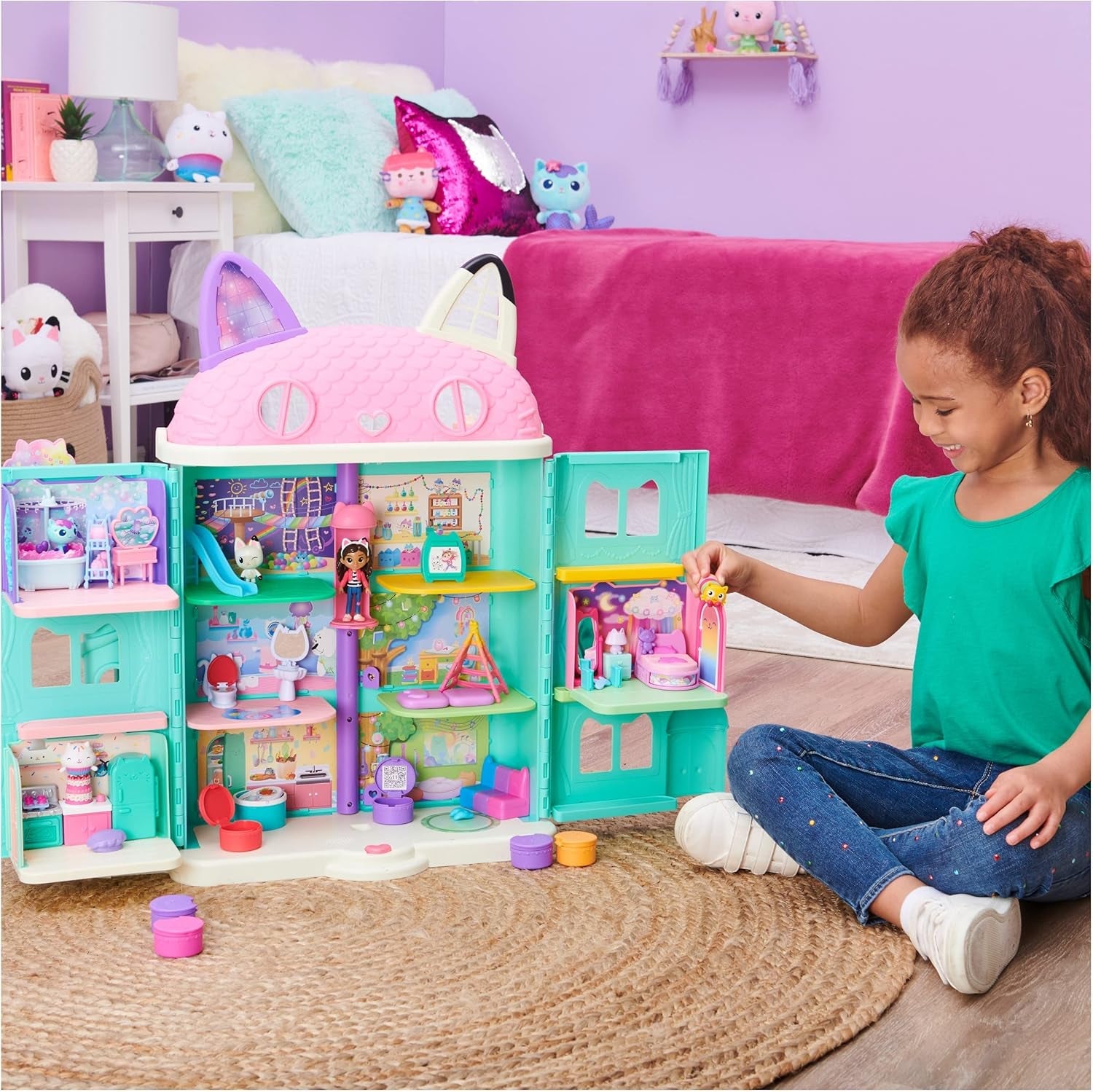 Pokoj Gabby's Dollhouse Deluxe Room, Sweet Dreams a Gabby's Dollhouse Deluxe Room
