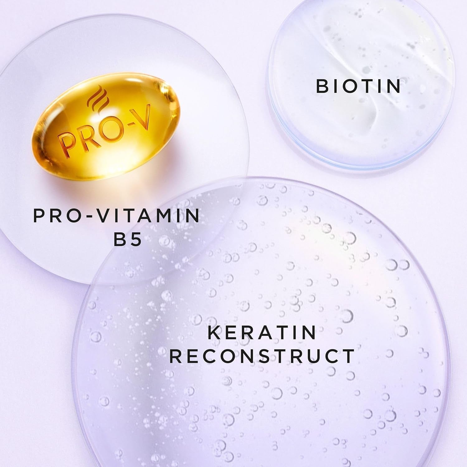 Pantene Pro-V Silky & Glowing Hair Rescue intenzivní maska na vlasy s biotinem a keratinem Reconstruct 300 ml. Pomáhá opravit suché, poškozené nebo melírované vlasy Naty Shop Hair Mask