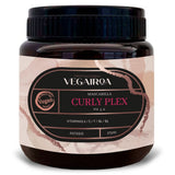 VEGAIROA - Curly Plex Mask - Maska pro definované kadeře bez krepatění - Hluboce hydratační péče - Pro kudrnaté nebo vlnité vlasy - Profesionální veganský kadeřnický produkt - 300 ml Naty Shop Hair Mask Výchozí název