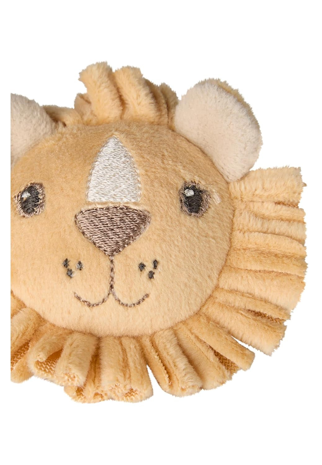Sterntaler Lion Leo Rattle Arm – Plyšová hračka pro miminka s chrastítkem a elastickým páskem – Pro miminka, které si mohou chytit a hrát si – Ideální dárek, Okrové hračky pro miminka Naty Shop