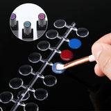 240 Stück Nagel Display Punkt Farbpunkte,Transparentní Nail Art Display,Nagellack Displays Rund Für Nagelstudio Und Anfänger,Diy Nail Art Nagelstudios