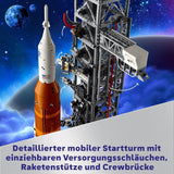 LEGO Icons NASA Artemis Launch Pad Dárkové dekorace do obývacího pokoje nebo kanceláře Stavebnice pro dospělé s vesmírnou kapslí Orion a odpalovací plošinou Sběratelský předmět 10341 Stavebnice Besuche den LEGO-Store