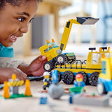 LEGO 60391 Městská stavební vozidla a jeřáb s demoliční koulí, bagr, sklápěč a transportní vozidla, vzdělávací hračka pro děti od 4 let Stavebnice Besuche den LEGO-Store