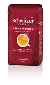Schwiizer Schüümli Intenso, kapsle, mletá káva 1kg - Intenzita 4/5 - UTZ certifikát (balení 4 ks)
