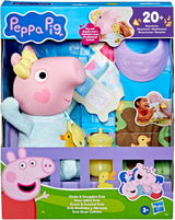 Interaktivní panenka Peppa Pig 28 cm Evie s 20 zvuky a mnoha funkcemi, sada hraček pro děti od 3 let