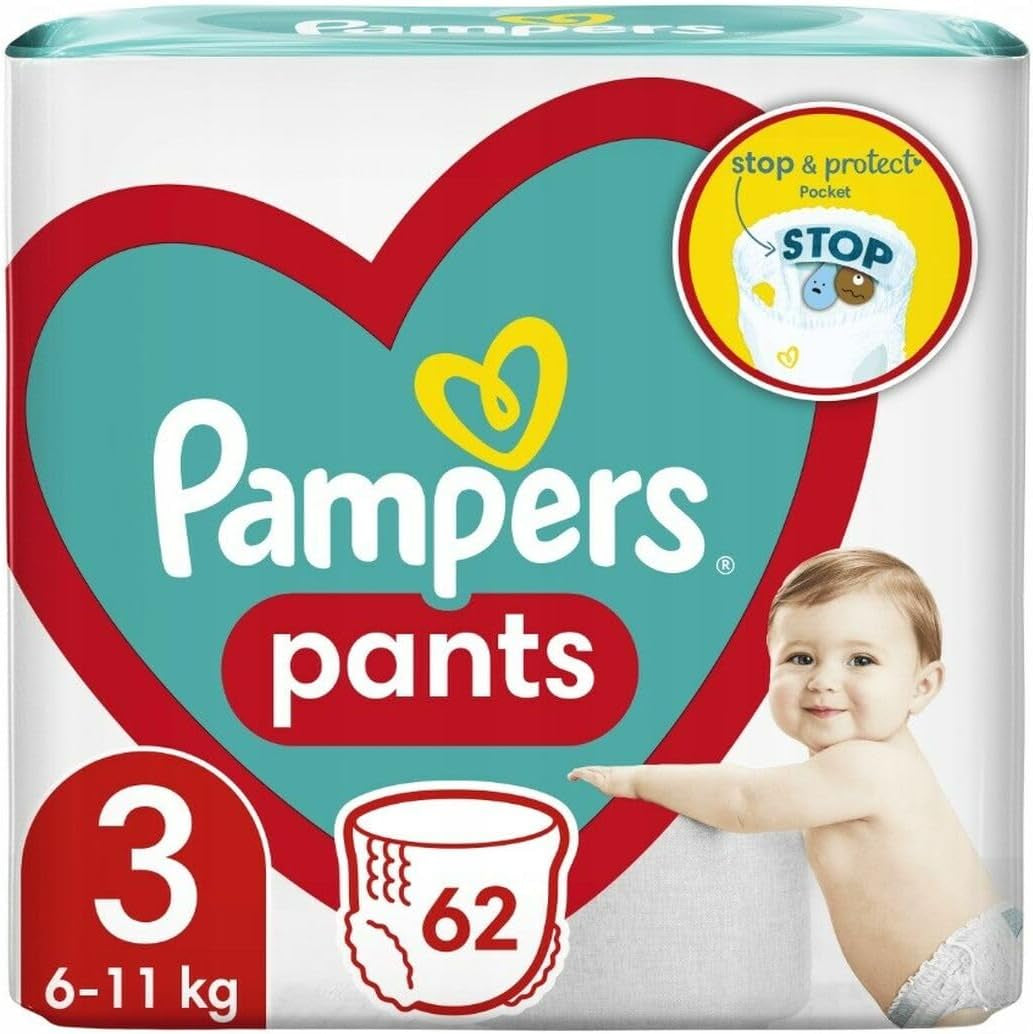 Plenky Pampers Pants vel. 5 (12-17 kg), 48 kusů, ochrana a pohodlí. Snadno použitelné plenky Pampers.