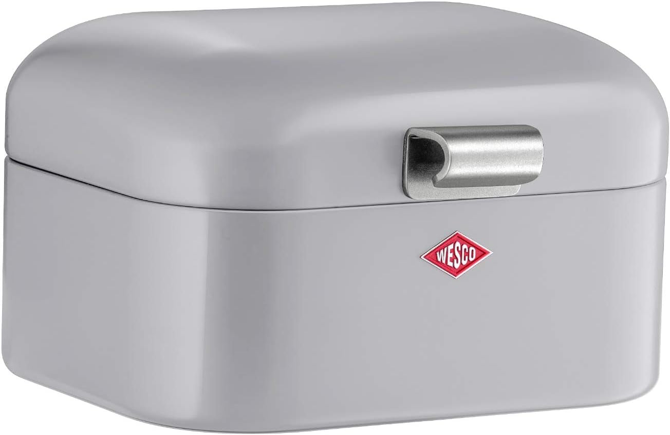 Wesco 235 001 Mini Grandy košík na chléb 17 x 18 x 12 cm (D/Š/V) růžový, nerez Dózy na potraviny Naty Shop Cool šedá
