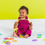 Bright Starts, Oball, Spojovací články řetězu kočárku, Spousta článků, Skládací, Snadno se připevňuje, Snadno se čistí, Perfektní pro cestování Bebe Toys Naty Shop