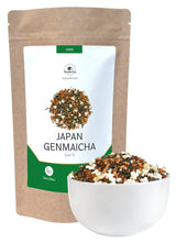 Genmaicha japonský zelený čaj s praženou rýží, 50 % Kagoshima Sencha, prémiový sypaný zelený čaj, tradiční směs, bez přidaných příchutí, 100 g | Wondertea Japonský zelený čaj Genmaicha