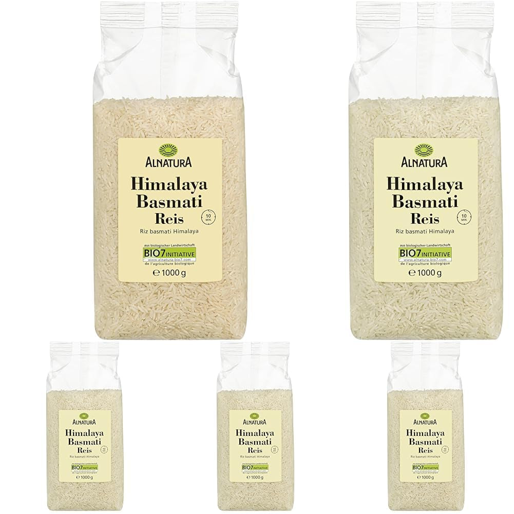 Bio himalájská bílá rýže Basmati, 1 kg