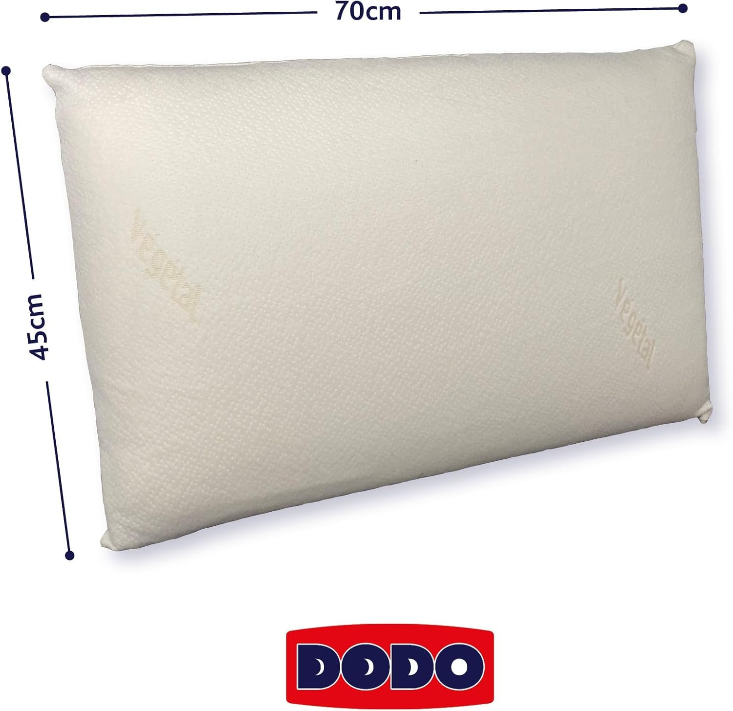 Polštář, Ergonomický, Zeleninový, 45 X 70 Cm, Paměťový tvar, Obdélníkový, Výplň 100% MDF, Bavlněné dno, Polyesterový Potah – Polštáře Castor Oil Naty Shop Standard
