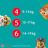 Plenky Pampers Paw Patrol Pants vel. 5 (12-17Kg) Baby-Dry, Junior s kapsou Stop and Protect, MĚSÍČNÍ BOX, 160 plen Naty Shop