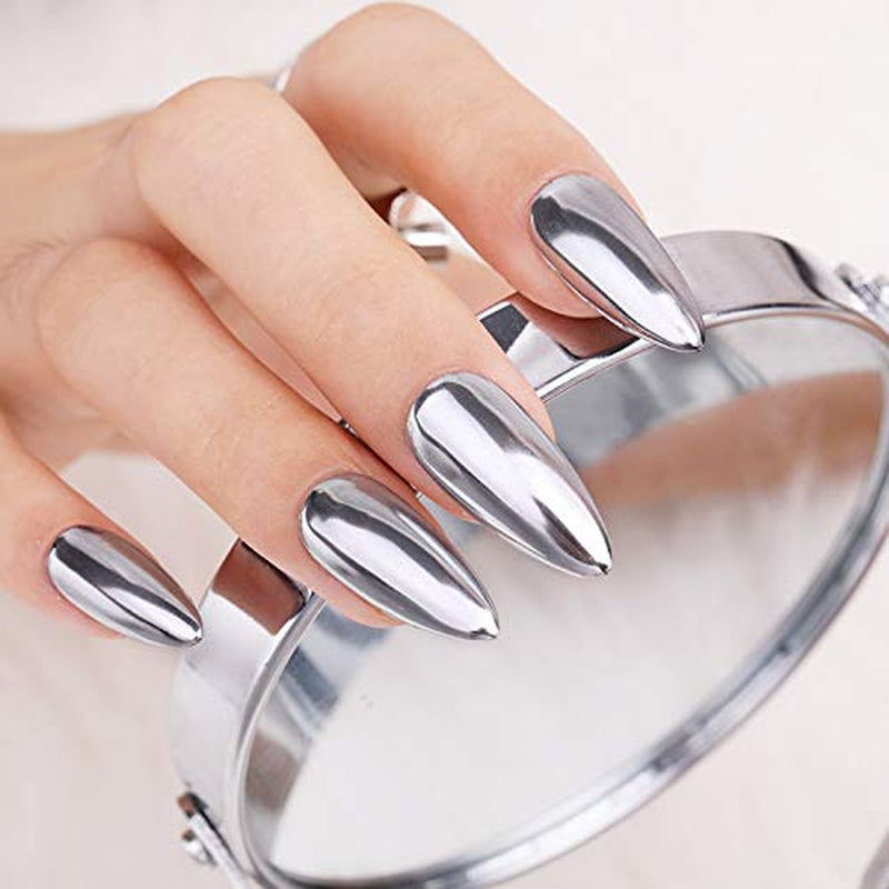 Chrome Nail Powder Aurora Ice Shimmer Chrome Pigment Powder 4PCS Chrome Powder Nägel Nail Art Nageldesign