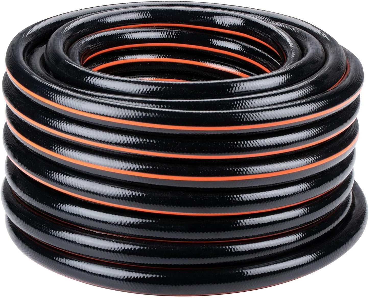 Zahradní hadice BLACK+DECKER 15 metrů - Ø19MM - Odolné PVC - Zalévání zahrady, mytí auta, napouštění bazénu - Kompatibilní s jakoukoli standardní baterií - Černá/Oranžová