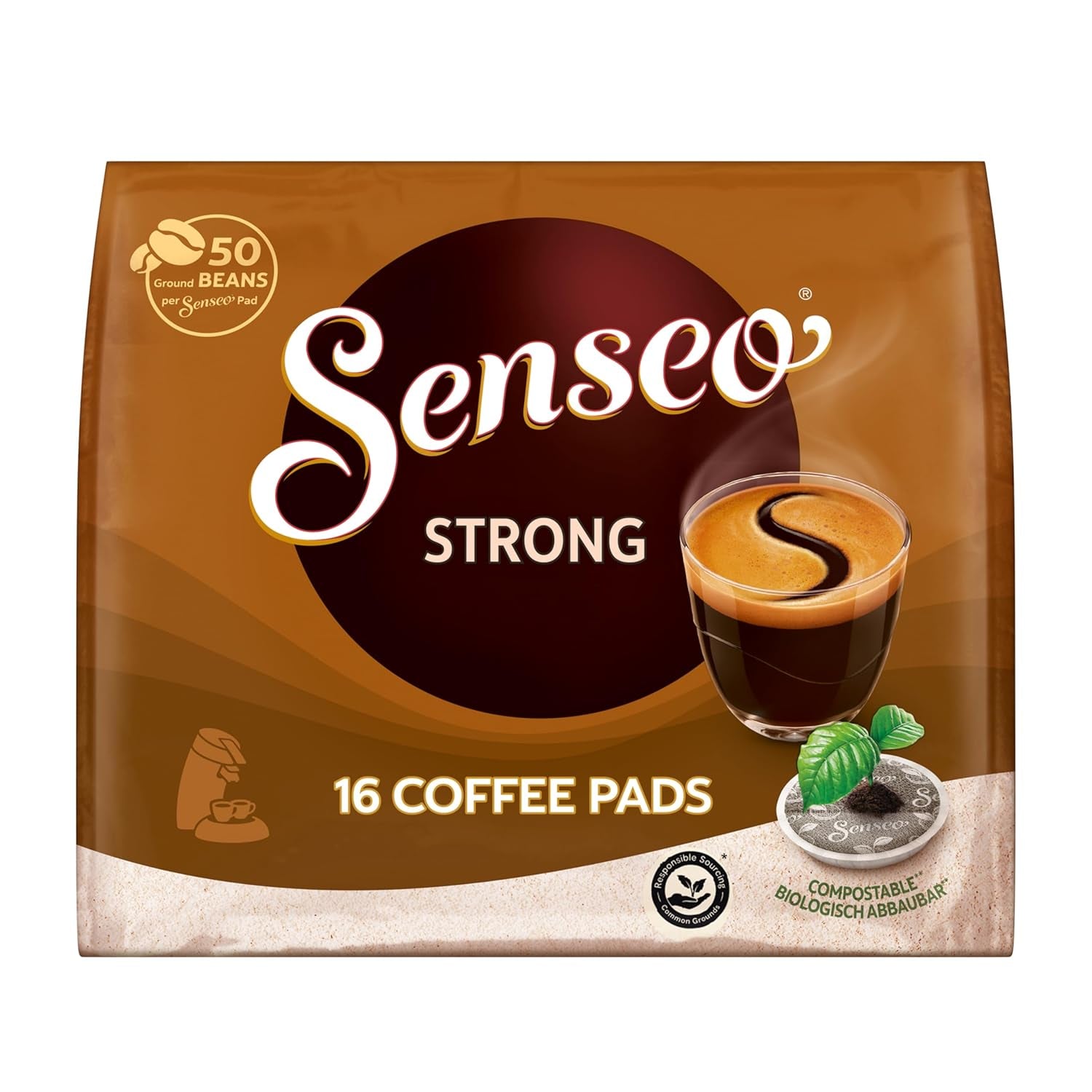 Senseo Pads Probierbox 5 Sorten, Vielfaltspaket, 5 x 16 Getränke, 80 kaffeepadů