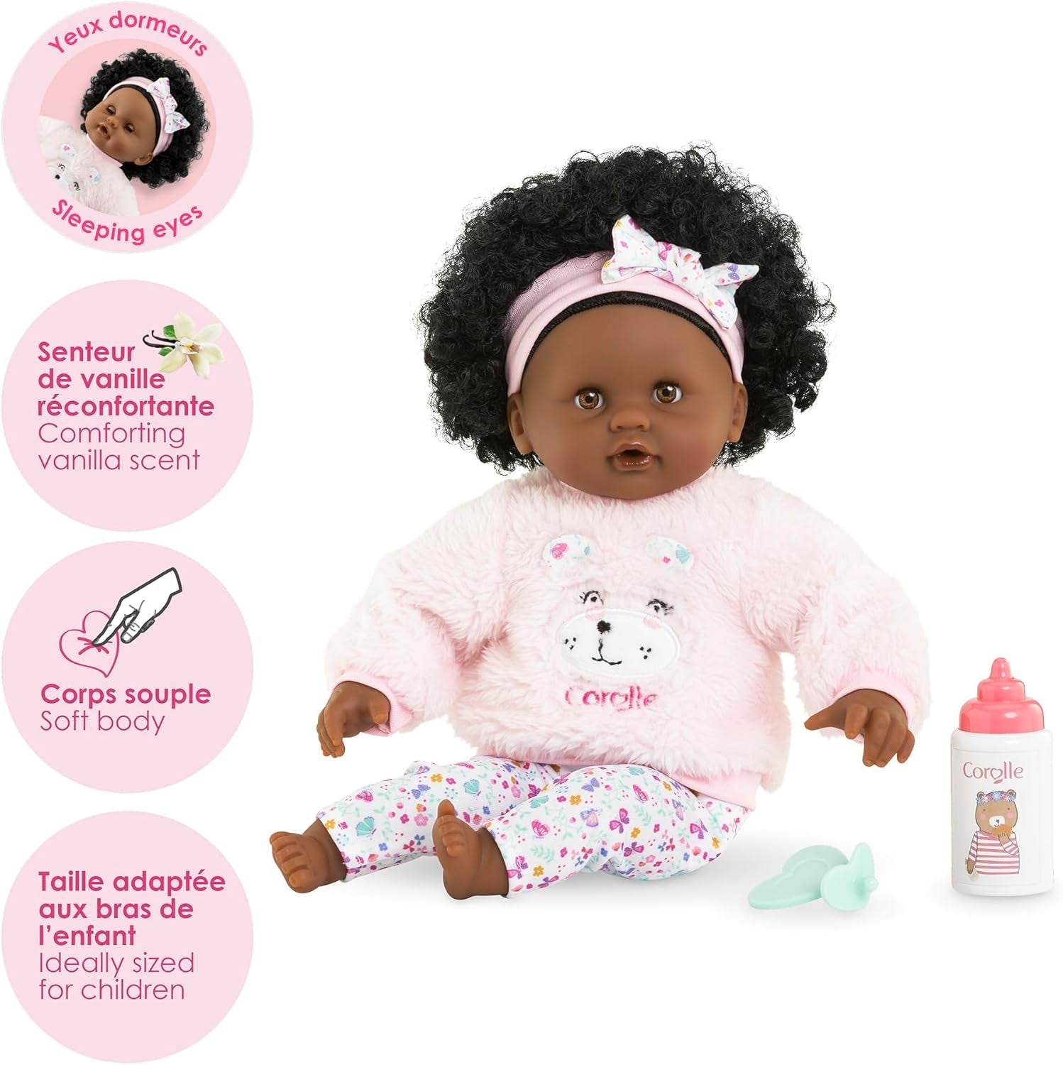 Corolle - Moje první panenka, Baby Calin Caroline, 30 cm, od 18 měsíců, 9000100820