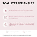 Lab - Perianal Wipes, Vlhčené čisticí ubrousky pro perianální hygienu, Provitamin B5, hydratační, hypoalergenní, bez parabenů a alkoholu, dermatologicky testováno - 15 kusů