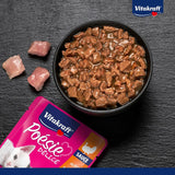 Vitakraft Poésie Délice, Junior, Mokré krmivo pro kočky, Mokré krmivo v omáčce, s krůtím masem, Multipack, pro mladé kočky, Bez přidaného cukru a obilovin (23 x 85 g)