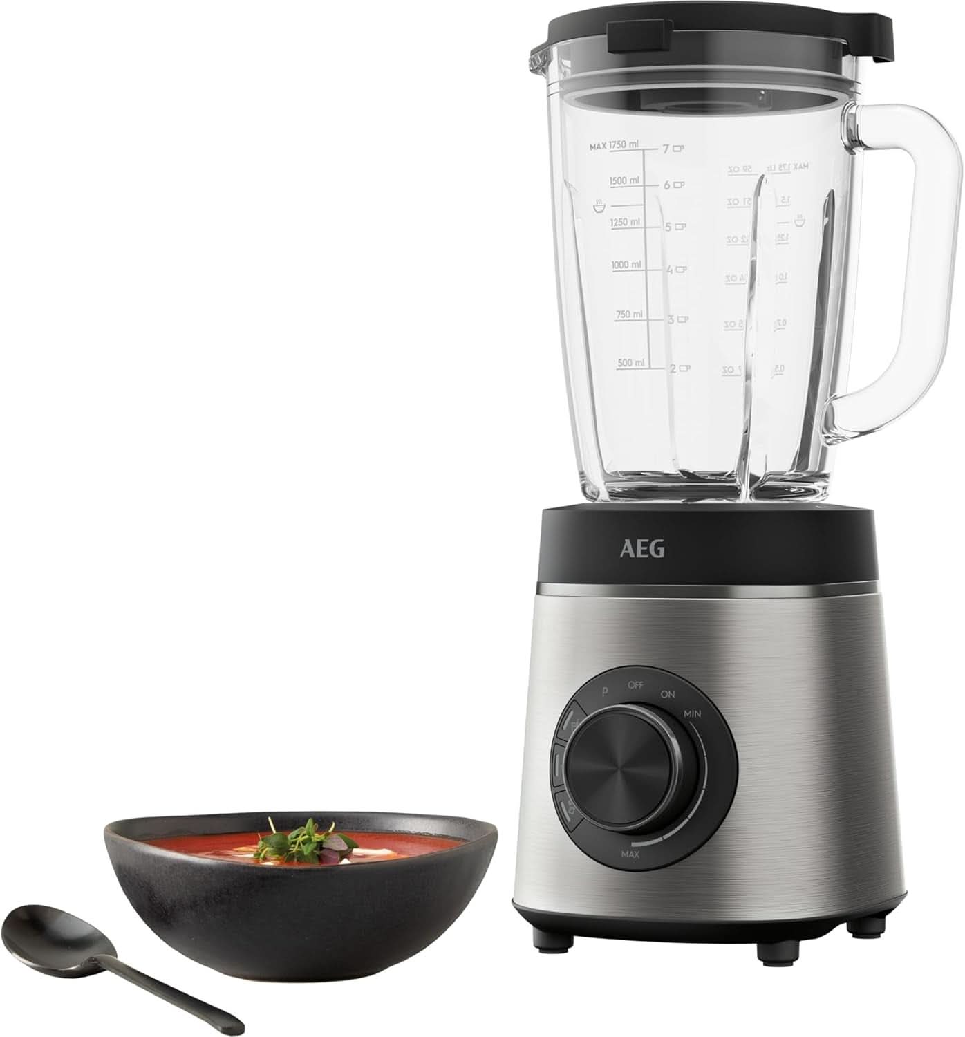 AEG TB6-1-6S STOJANOVÝ MIXÉR / Ovládání rychlosti 3 programy Funkce Smoothie ICE Kitchen Naty Shop