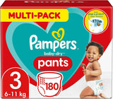 Pampers Baby-Dry Pants Größe 5, 160 Stück, 11kg-17kg, 360° auslaufsichere Vhodné pro den i noc
