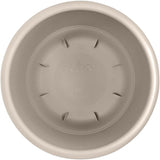 elho Amiga Round 47 - Vnitřní a venkovní květináče - 100% recyklovaný plast - Ø 47,0 x V 35,3 cm - Béžová/Houbová béžová