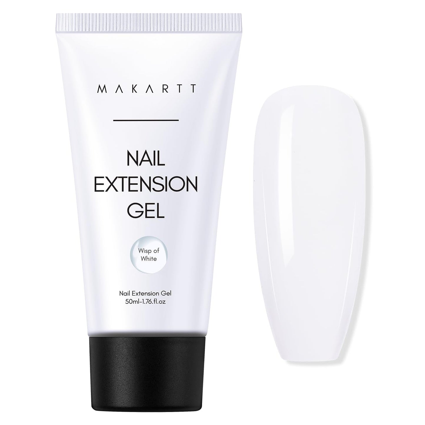 Makartt Poly Gel na prodlužování nehtů - 50 ML Extension Builder Akryl Poly Nägel Aufbaugel Extender Gel Für Gelnägel Für Nagelverlängerung, Nagelstärkung, Nail Art Dekoration (Transparent)