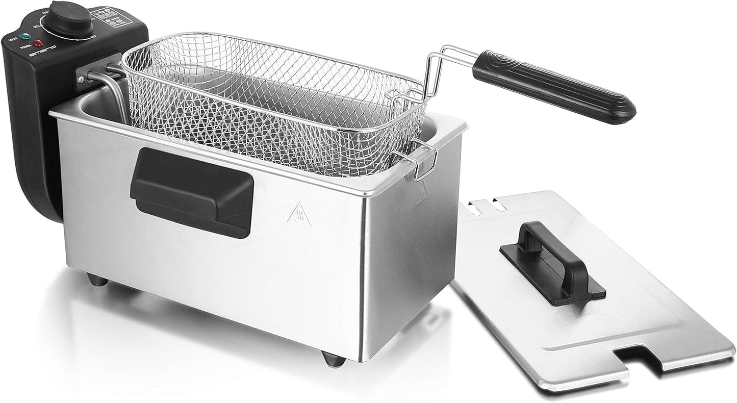 Olejová fritéza Emerio 3,0 l s technologií Cold Zone, 2000 W spotřebiče Naty Shop