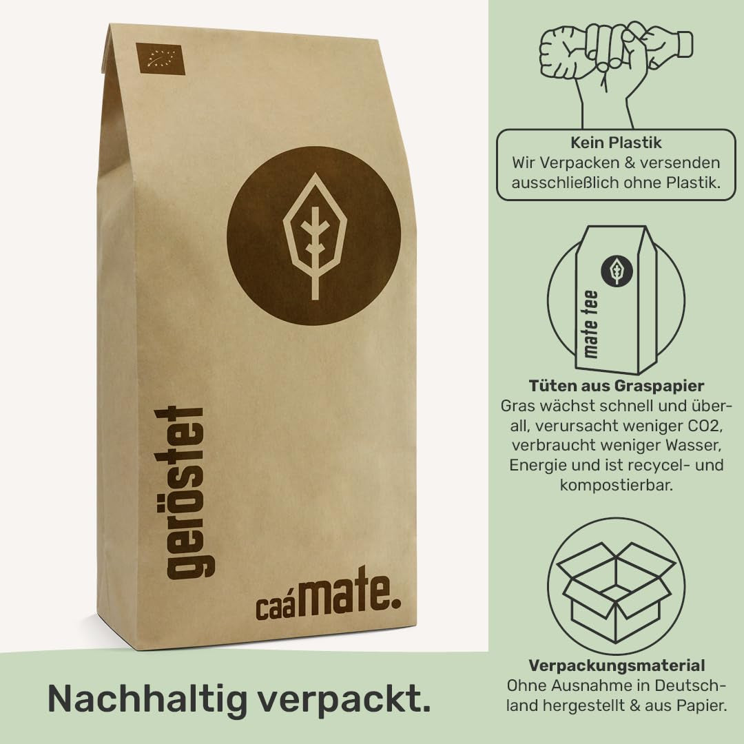 Pečený čaj maté BIO 1 KG ● čaj Yerba maté ● BIO, Fairtrade a sušený na vzduchu