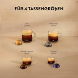 Espresso kávovar s kapslemi Nespresso Krups Vertuo Pop, objem: 560 ml, automatické rozpoznání kapslí, systém jedním dotykem, 4 velikosti šálků, zkrácená doba ohřevu, udržitelný, Aqua Mint, XN9204