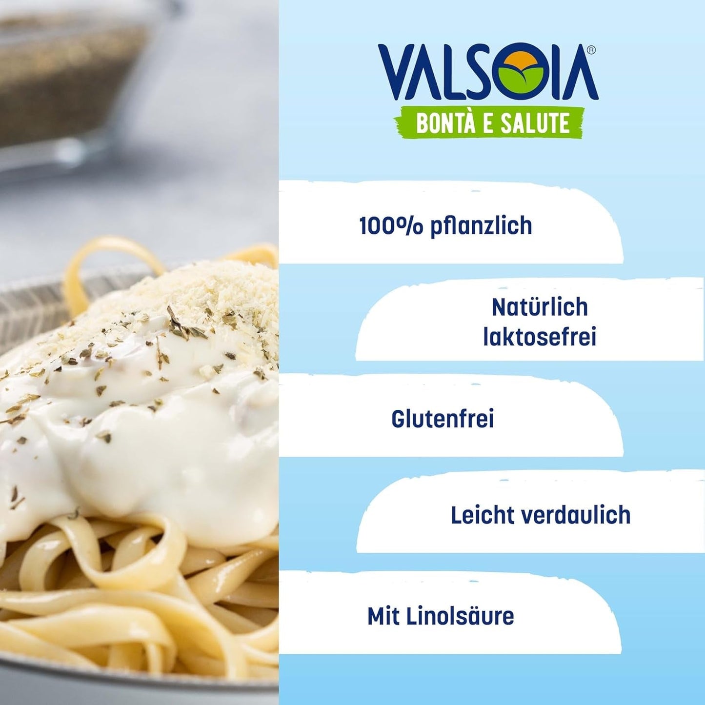 Condisoia krém, ideální smetana na vaření pro lidi s intolerancí laktózy, vegany a vegetariány, univerzální v kuchyni, 6 x 200 g