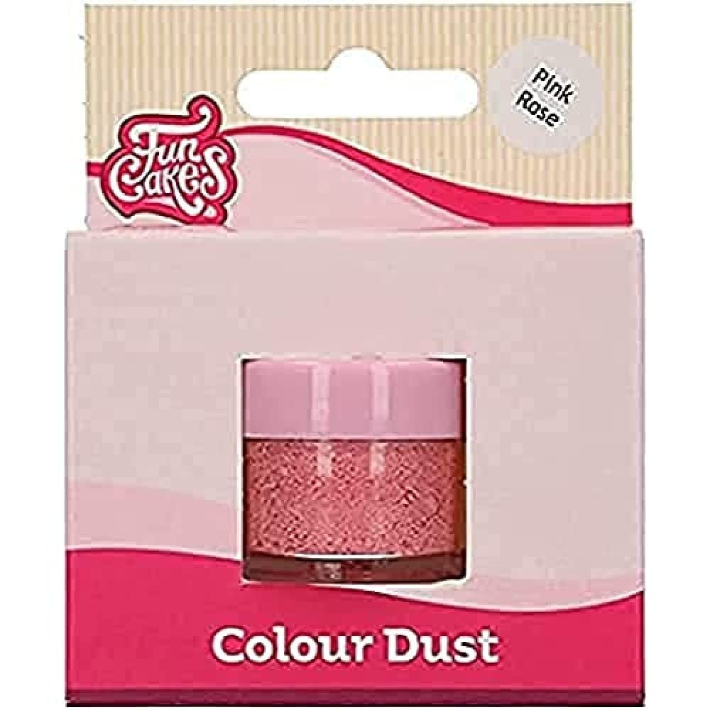 Funcakes Color Dust Pink Rose: Potravinářské barvivo v prášku, na zdobení dortů, s certifikací Halal