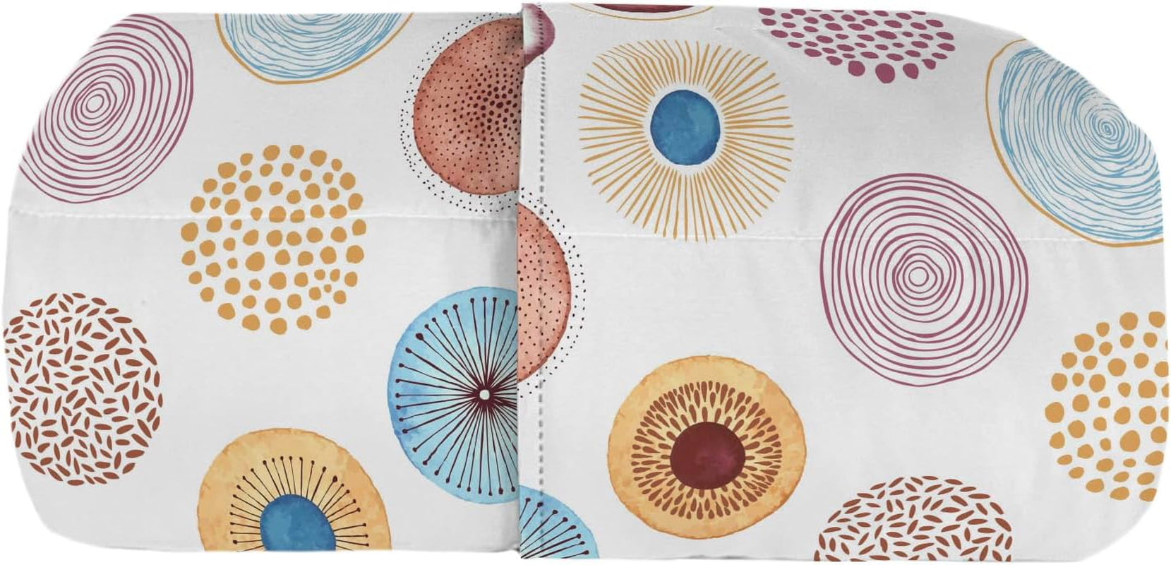 Italské povlečení základní letní přikrývka, potištěné mikrovlákno, 250X240Cm, kruh Přikrývky a přikrývky Naty Shop