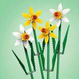 Narcisy LEGO Botanicals - Velikonoční dárky pro dívky a chlapce - Umělé květiny pro děti - Kytice jako dekorace do pokoje nebo kanceláře - Dárek pro ženy - 40747 Stavebnice Besuche den LEGO-Store