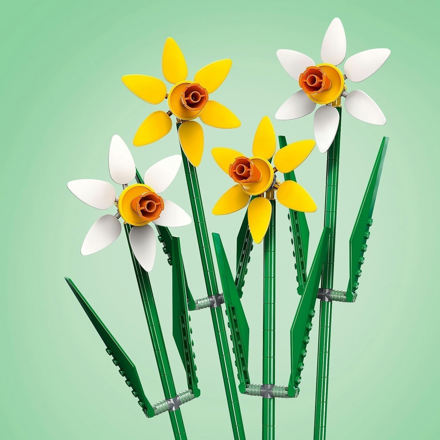 Narcisy LEGO Botanicals - Velikonoční dárky pro dívky a chlapce - Umělé květiny pro děti - Kytice jako dekorace do pokoje nebo kanceláře - Dárek pro ženy - 40747 Stavebnice Besuche den LEGO-Store