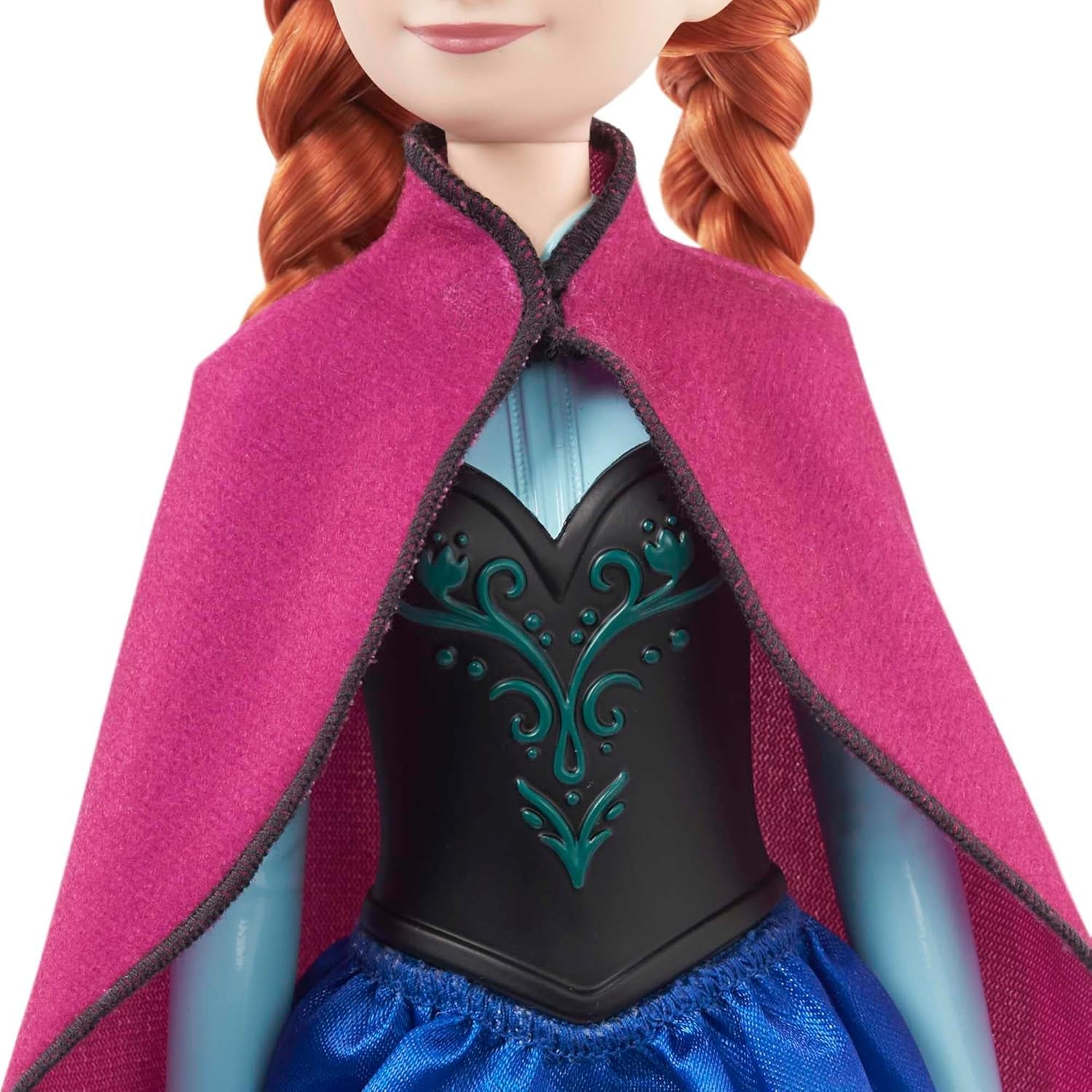 Panenka Mattel Disney Princess Anna, panenka The Ice Queen, Česané vlasy, Mobil, V cestovním obleku, Odnímatelný plášť, Dárky Disney, 3 roky stará hračka, HLW49 Naty Shop Dolls