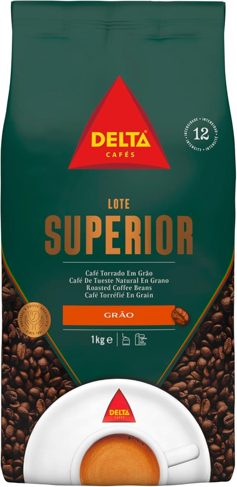 Zrnková káva Delta Superior Premium, 1 kg