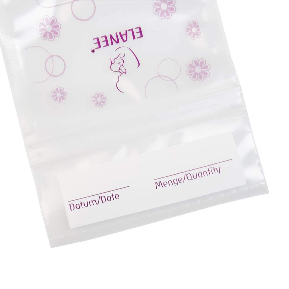 ELANEE sáčky na mateřské mléko, s neutrální příchutí a předem sterilizované doplňky Potraviny a kojení Bebe Naty Shop