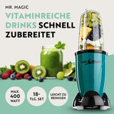 Gourmetmaxx Mr Magic Blender, Smoothie Maker s balíčkem příslušenství Xxl Naty Shop